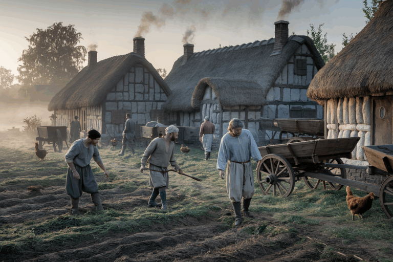 Leben im Mittelalter Bauern